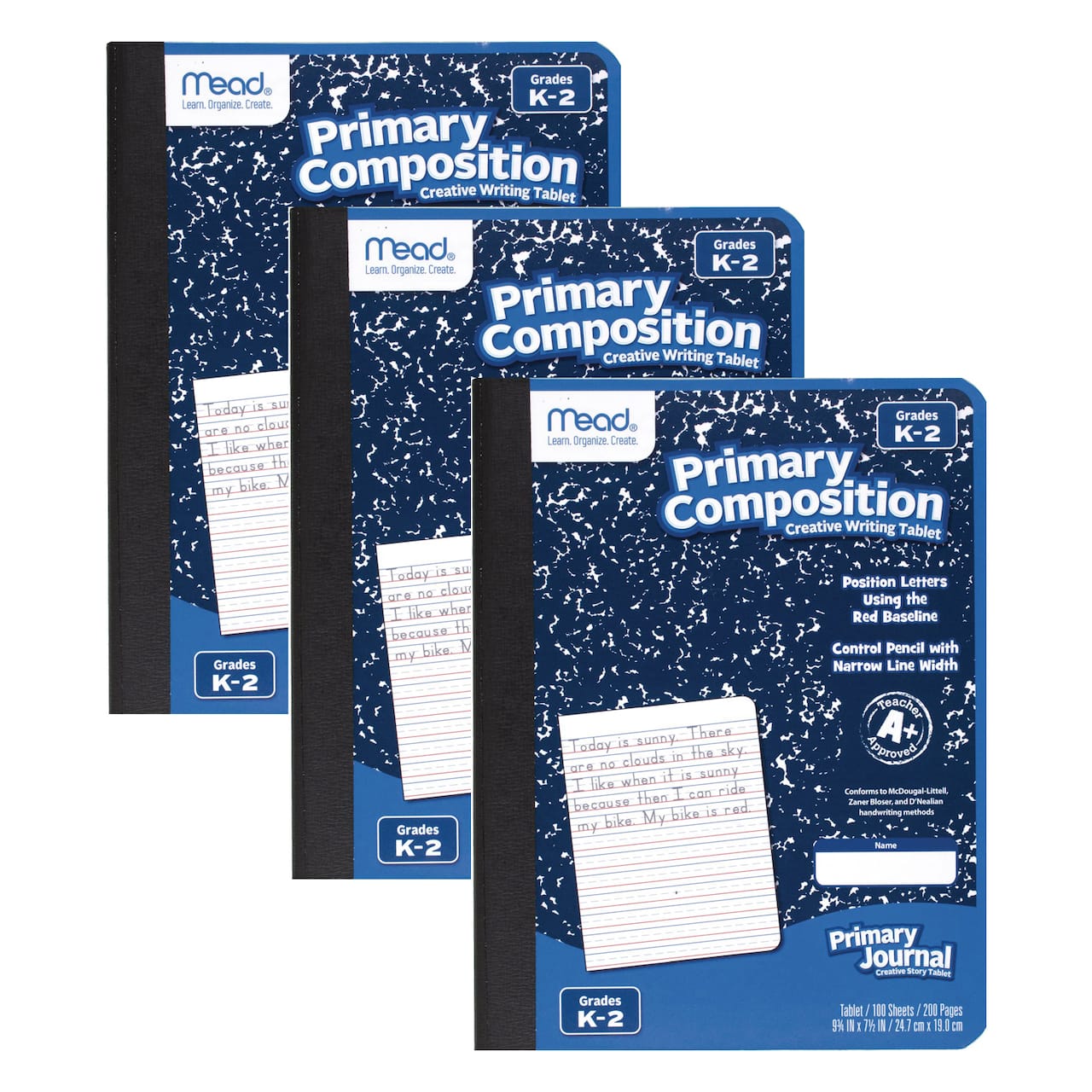 Mead® Primary Composition Writing Tablet, 3ct.